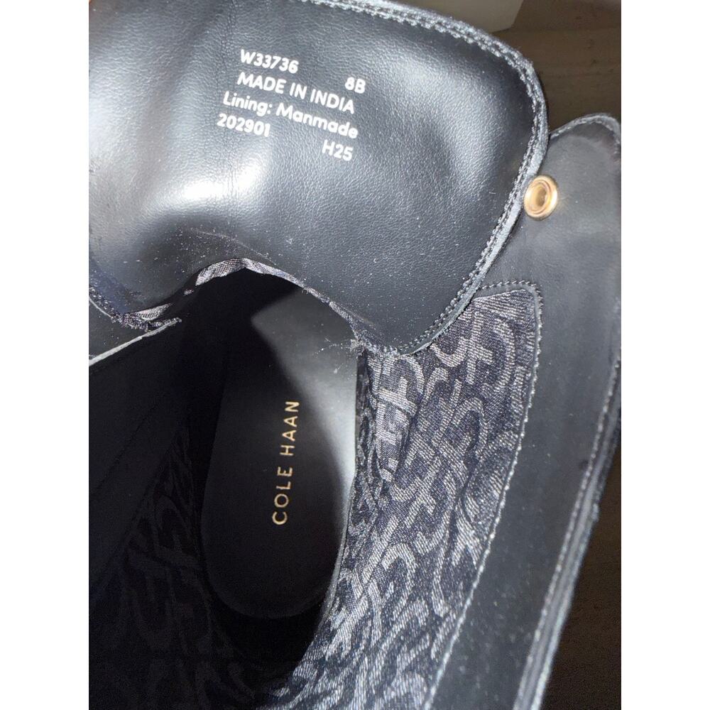 New Cole Haan Cherise lace up leather lug boot $300 - Picture 8 of 8